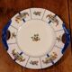 Art deco cake dish signed J. L'Avergne Limoges porcelain
