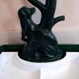 Enamelled cast iron umbrella door 30s