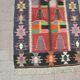 Handmade small kilim rug