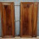 Pair of walnut wardrobe doors, dated 1895 / for cupboard
