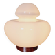 Space Age table lamp in white opaline, 1970s