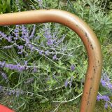 Vintage orange folding camping chair