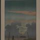 Lithograph by Henri Rivière The Magic of the Hours - Twilight