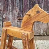 Vintage rocking wooden horse