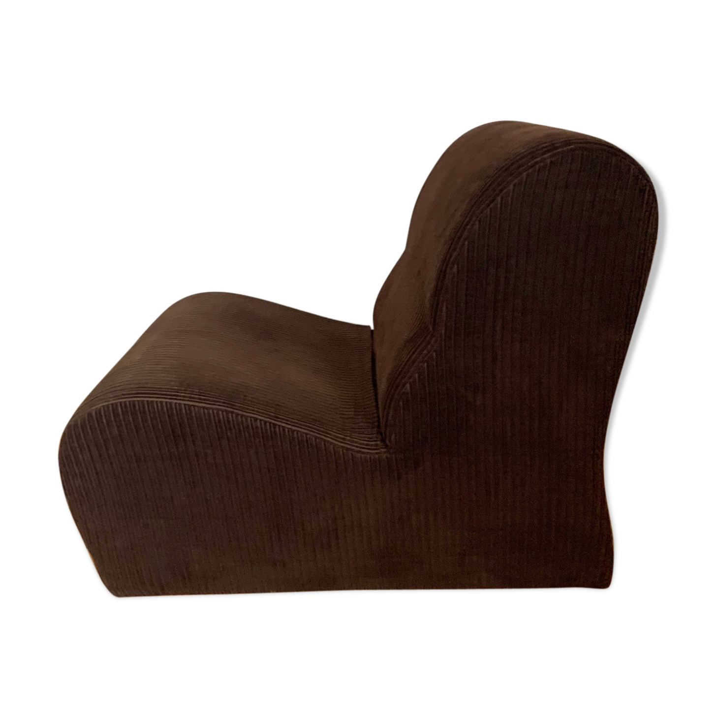 Velvet armchair 1970