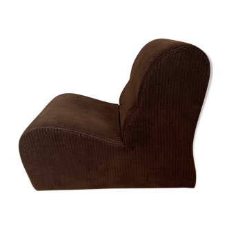Velvet armchair 1970