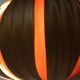 Large wooden veneer pendant lamp from the mid-20th century, 1960s
