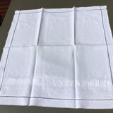 2 embroidered BL linen pillowcases, Venice day