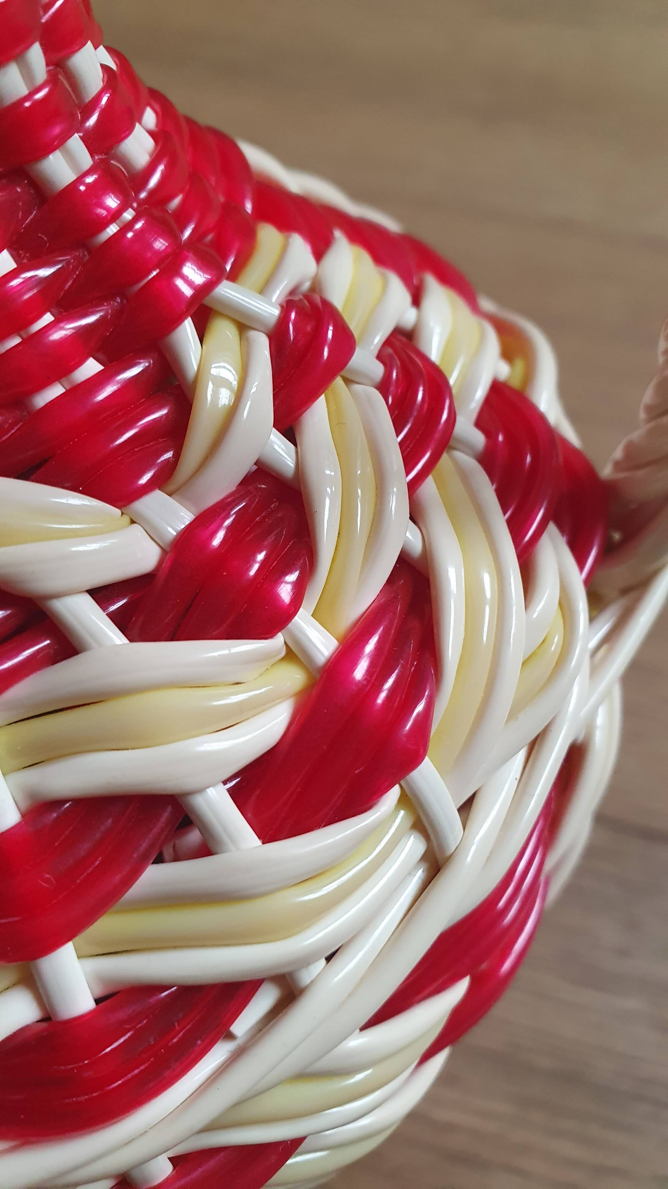 Vintage Scoubidou Bottle