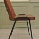 Chaise Baumann pieds métal