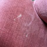 Toad armchair Napoleon III pink velvet