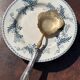 Antique Strawberry Spoon - Solid Silver & Vermeil - French Silversmithing