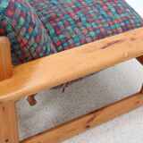 Vintage italian design 3 seater sofa 1970s