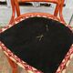 4 chaises bambou et cuir Roche Bobois 1960