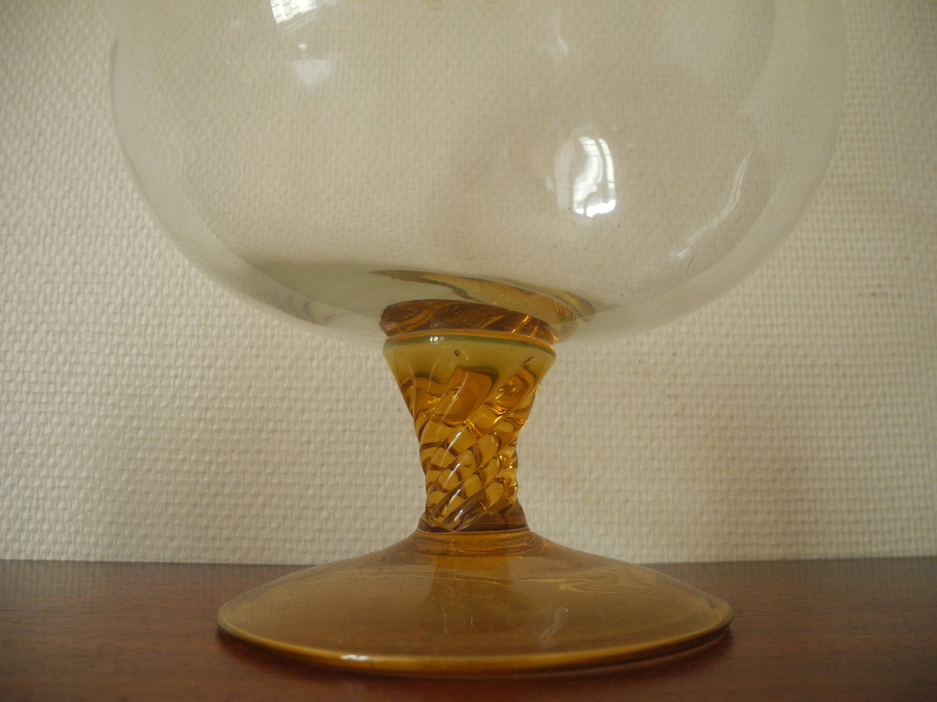 old vase Empoli Murano retro vintage Italian vase 60s 70s design