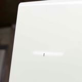 Bathroom cabinet in white metal 1960