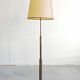 Late Art Deco floor lamp in bronze, 1940s.