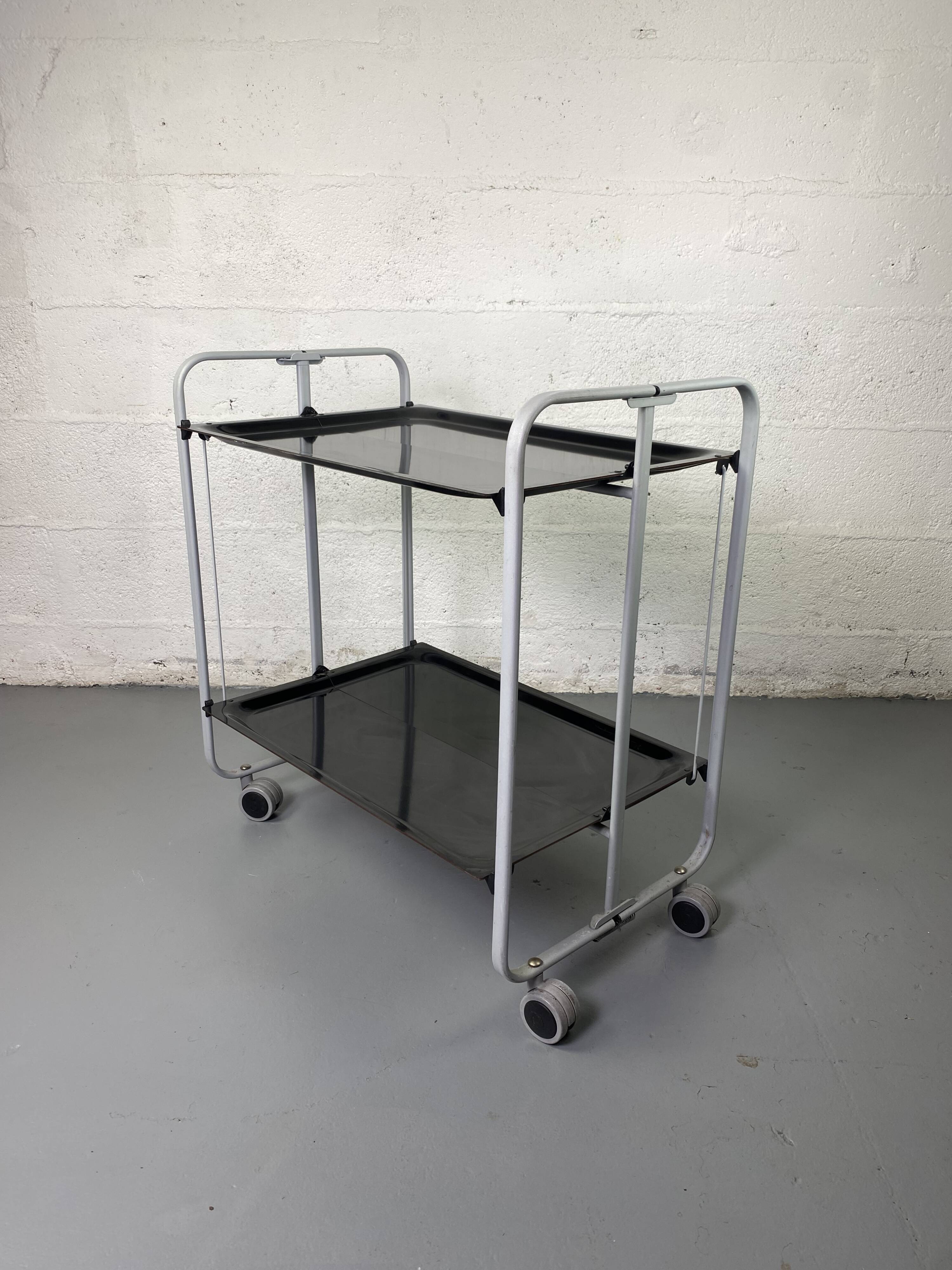 Vintage black Bauhaus folding server