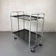 Desserte Bauhaus noir vintage pliante