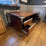 Vintage double box executive desk by Ico Parisi & Alexandro Ferrari for MIM, 1960s