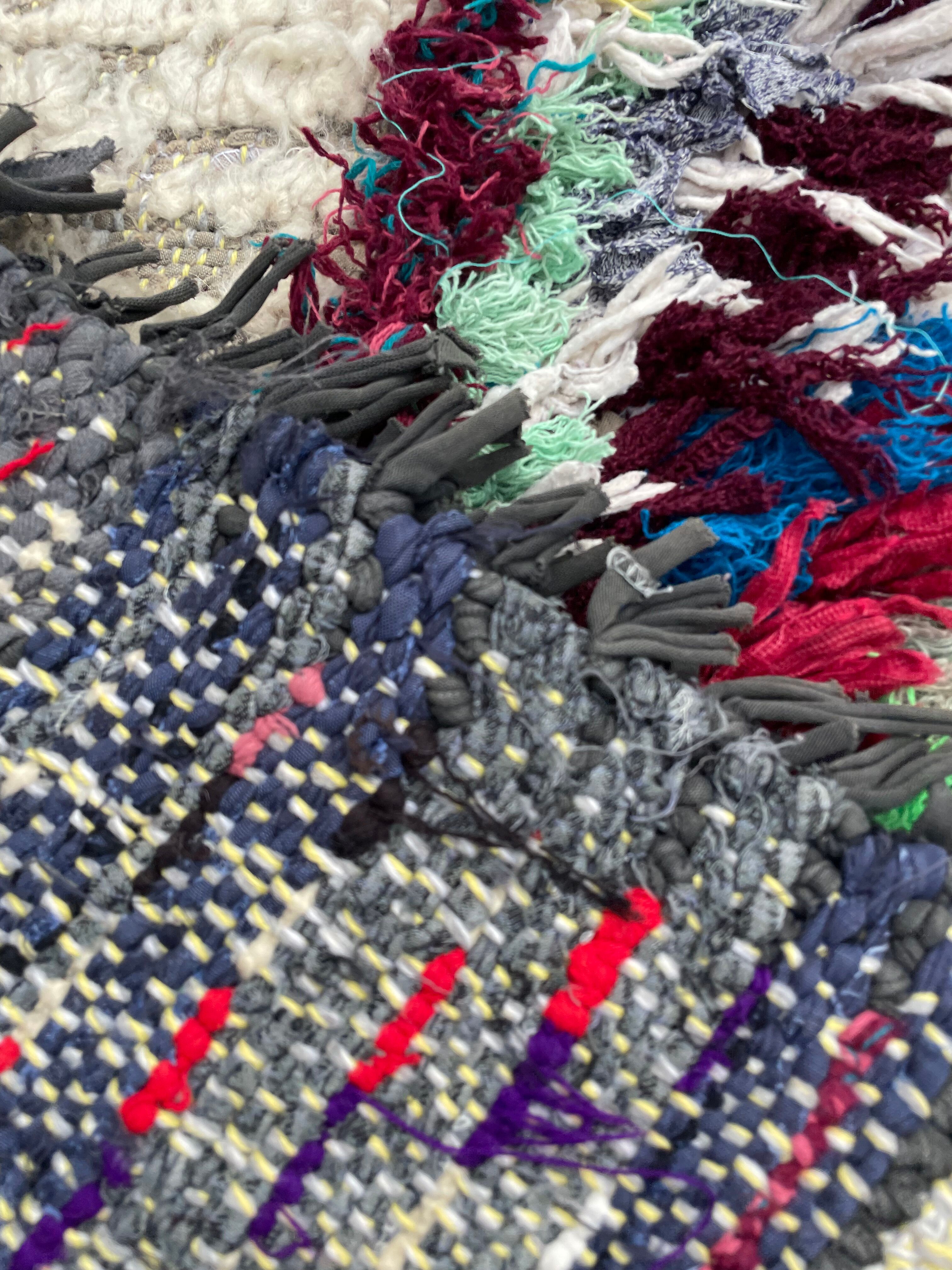 Moroccan Carpet Berbere Boucherouite