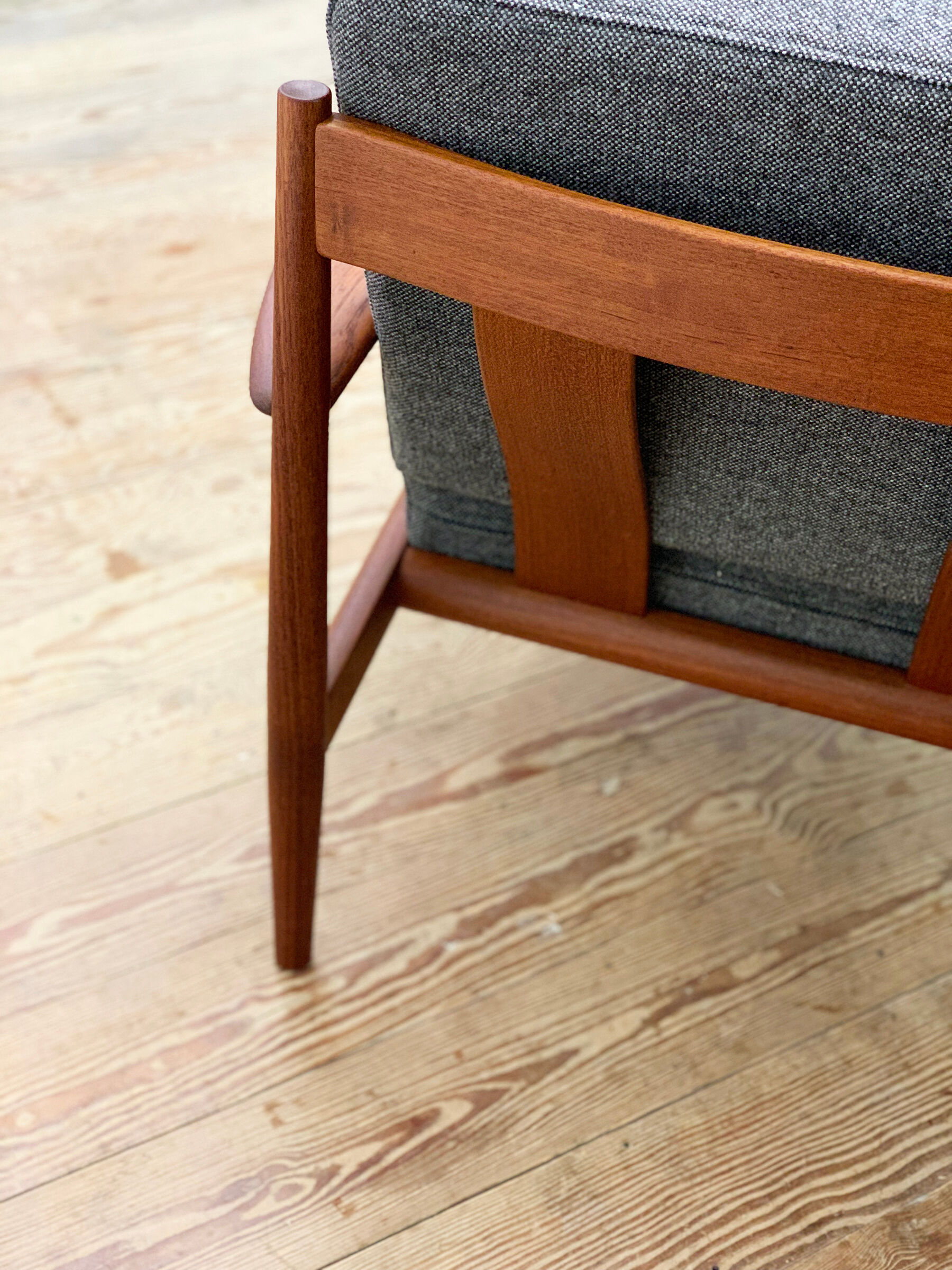 Mid Century Modern Teak armchair or easy chair by Grete Jalk for France & Son, Danish Design, 1950er