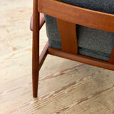 Mid Century Modern Teak armchair or easy chair by Grete Jalk for France & Son, Danish Design, 1950er