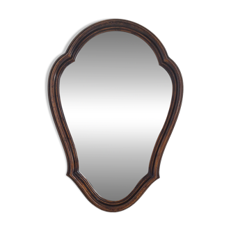 Vintage wooden mirror