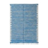 Blue Zanafi Moroccan rug 200x300 cm