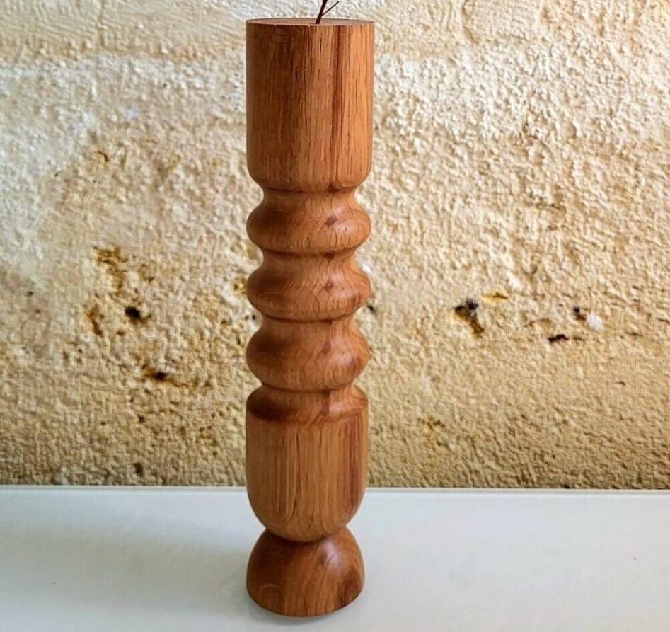 Candle holder - alma oak soliflore