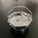 1 sugar bowl or art deco stainless steel bowl