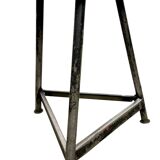 Black Industrial Workshop Stool, 1960s