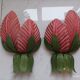 Duo appliques feuilles