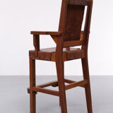 Modernist high chair 1940s dutch