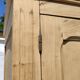Parisian wardrobe in raw wood