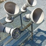 Set of 6 Lita adjustable spotlight wall lamps from the 70s