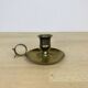 Vintage brass cellar rat candle holder