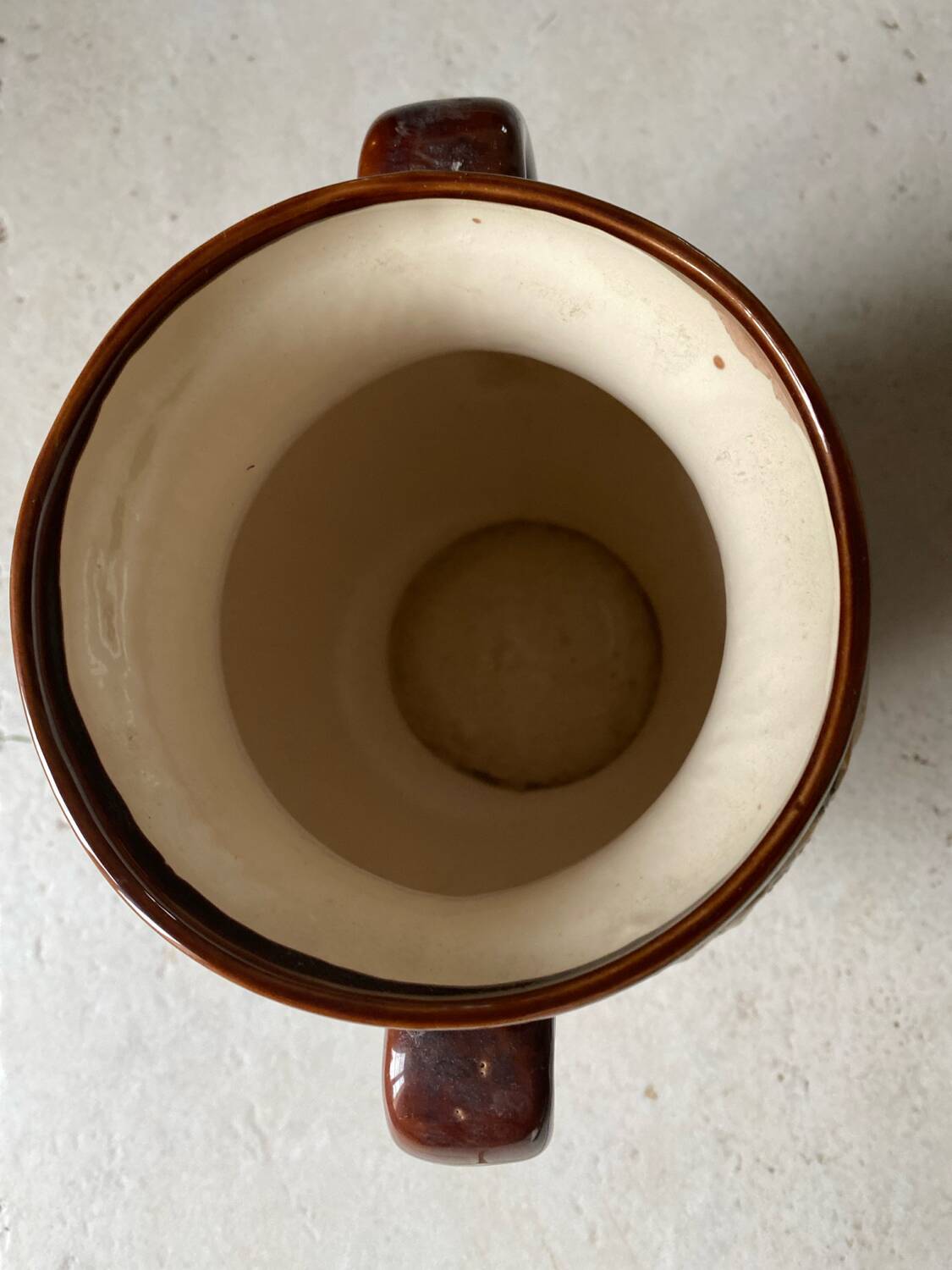 Vase écume de l’océan vintage