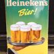 Heineken's enamelled plate