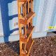 Boat shelf 4 levels of wood and rope