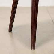 Vintage coffee table from the 50s-60s in mahogany veneer and painted beech.