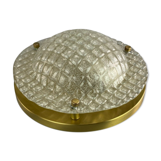 Plafonnier verre espace design lampe Fischer Leuchten