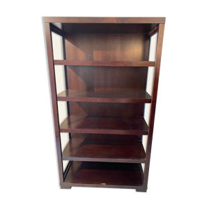 vitrine en bois et verre