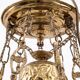 Lustre en laiton de la première moitié du XXe siècle.