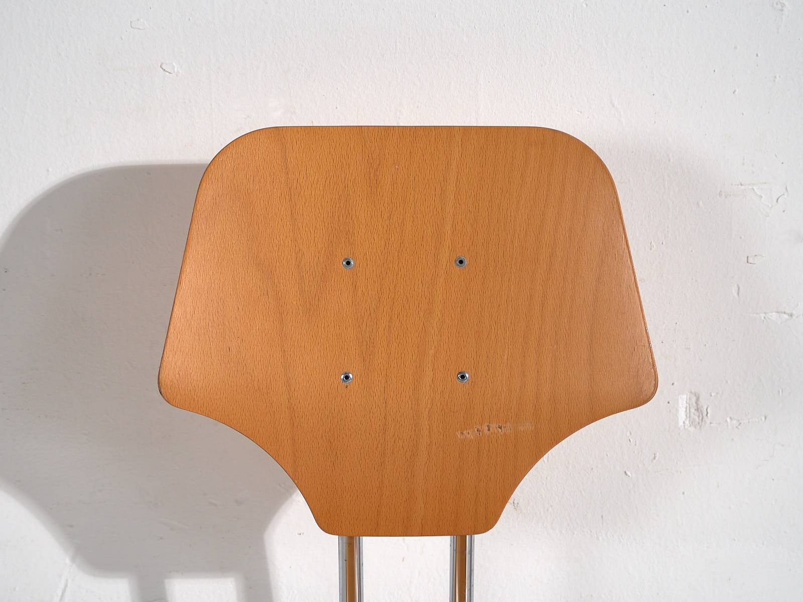 Vintage office chairs (c.1950). Set of 6 office chairs