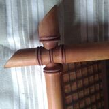 Vintage bamboo mirror 60x78cm