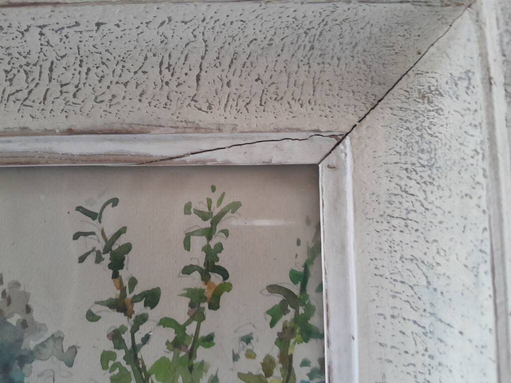 Watercolor of a Norman house