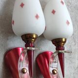 Pair of wall lights from the 1950s/1960s