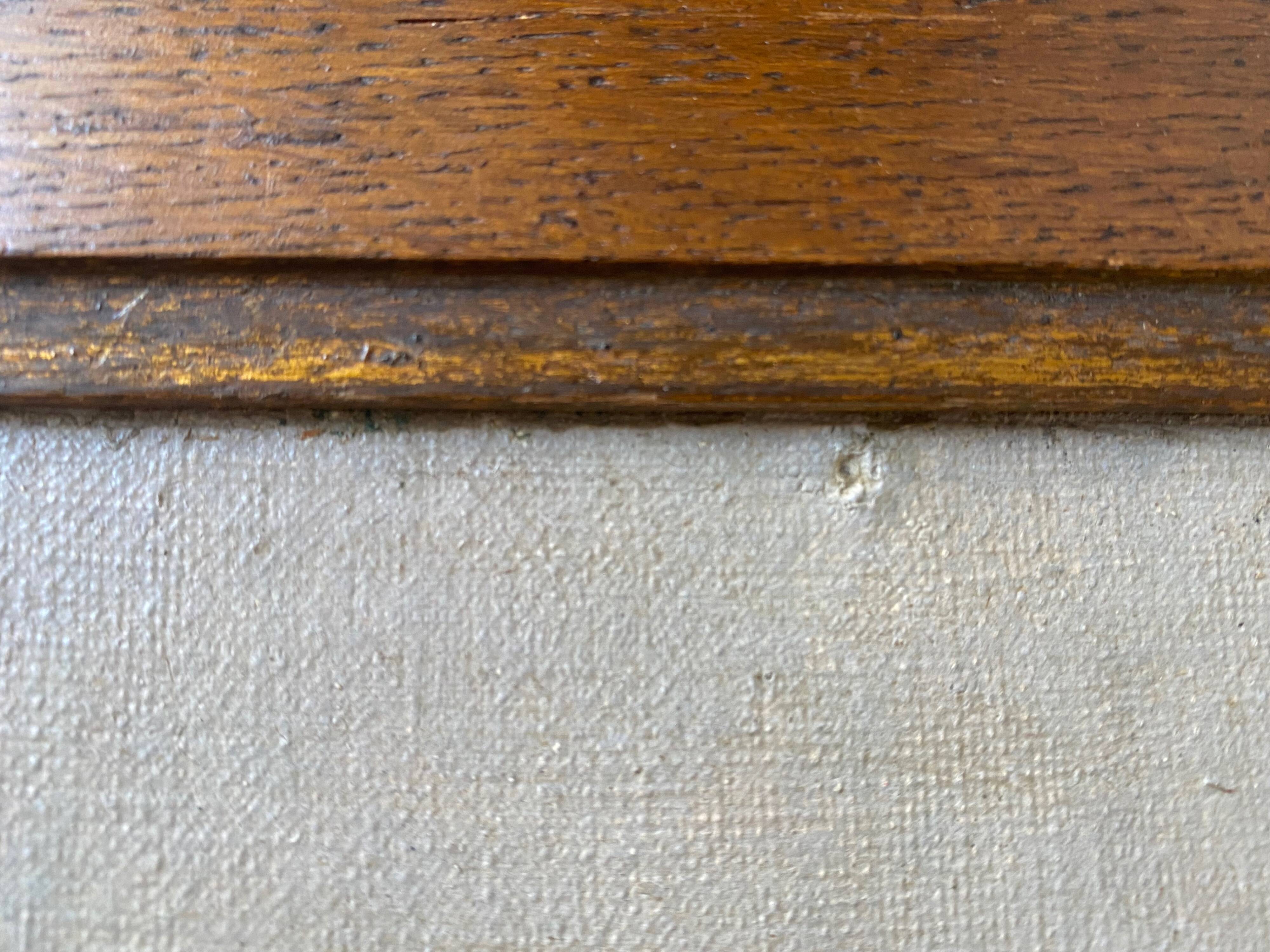 Painting "Snow landscape" by Veilhan Les Rousses (Jura)