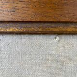 Painting "Snow landscape" by Veilhan Les Rousses (Jura)